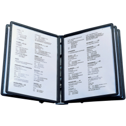 Sichttafelsystem SHERPA® SOHO 5 - schwarz/grau