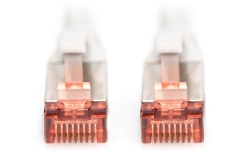 DIGITUS Patchkabel Cat6 S/FTP 2xRJ45 25.0m grau...