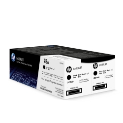 HP 78A 2x Schwarz LaserJet Tonerpatrone