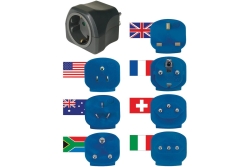Brennenstuhl Adapter Reise-Set 7 Stecker 10 A Sicherung