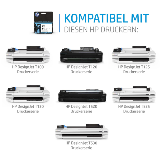 HP 711 Magenta Tintenpatrone