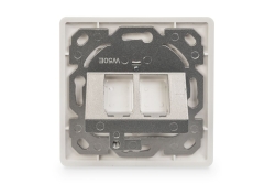 DIGITUS Leerdose für Keystone Module 2xRJ45 Rahmen...