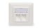 DIGITUS Leerdose für Keystone Module 2xRJ45 Rahmen 80x80