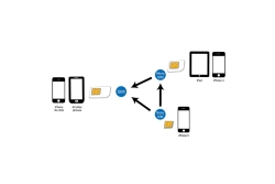 Logilink Dual SIM Card Adapter nano-> micro, standard