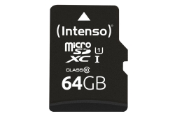 Intenso SD MicroSD Card 64GB SD-HC UHS-I retail