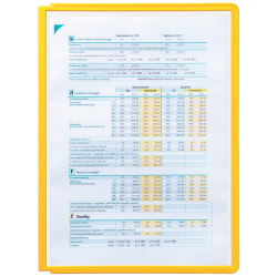 Sichttafel SHERPA® PANEL A4, gelb