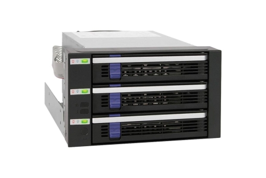 Backplane IcyDock 3x8,9cm SATAI-III in 2x5,25 MB153SP-B