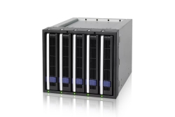 Backplane IcyDock 5x8,9cm SATAI-III in 3x5,25 MB155SP-B sw