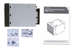 Backplane IcyDock 5x8,9cm SATAI-III in 3x5,25 MB155SP-B sw