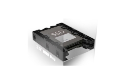 Einbaurahmen IcyDock 2x6,3cm IDE/SATAD in 3,5 HDD/SSD sw