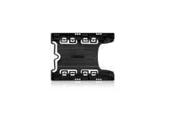 Einbaurahmen IcyDock 2x6,3cm IDE/SATAD in 3,5 HDD/SSD sw
