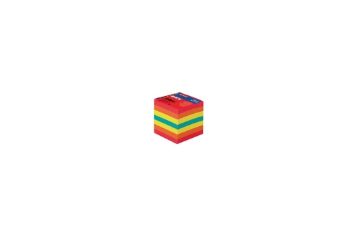 Herlitz Notizklotz Big 9 9x9x9cm 700Bl. vierfarb. geleimt