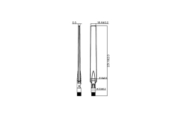 DELOCK WL-Antenne RP-SMA 4-7dBi Kippgelenk schwarz