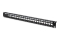 DIGITUS Patchpanel 1HE 24-Port Modular Patchpanel schwarz