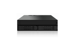 Backplane IcyDock 2x6,3cm SATAI-III/SAS in 1x5,25 HDD/SSD