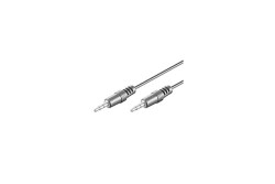 MediaRange Audio Kabel 3,5mm Stereo Jack 1.00m black