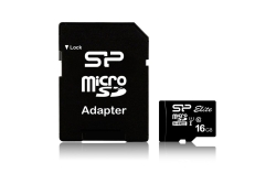 Silicon Power MicroSD Card 16GB UHS-1 Elite/CL.10 inkl.Adap