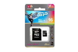 Silicon Power MicroSD Card 16GB UHS-1 Elite/CL.10 inkl.Adap