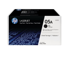 HP 05A 2x Schwarz LaserJet Tonerpatrone