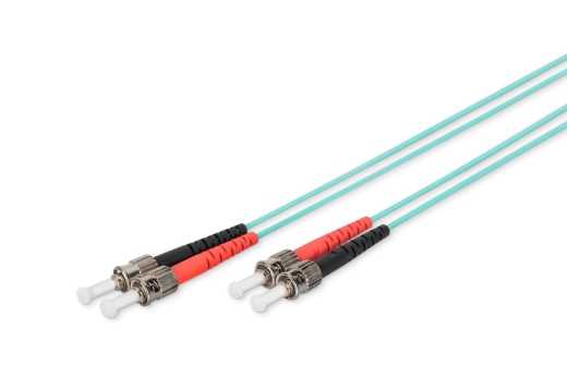 DIGITUS LWL Patchkabel ST -> ST 1.00m Multimode Duplex OM3