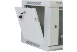 INTELLINET Wandverteiler 6HE 600x450mm grau,montiert