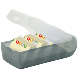 Karteibox CROCO - A7 quer, für 900 Karten,...
