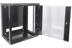 INTELLINET Wandverteiler 15HE 570x450mm schwarz,unmontiert
