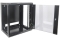 INTELLINET Wandverteiler 15HE 570x450mm schwarz,unmontiert