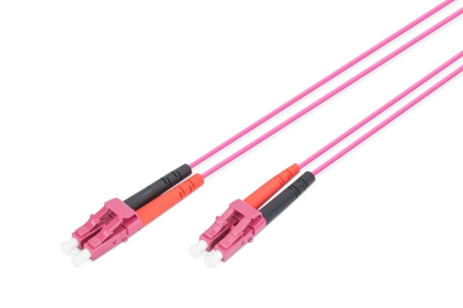 DIGITUS LWL Patchkabel LC -> LC 1.00m Multimode Duplex OM4