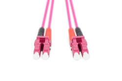 DIGITUS LWL Patchkabel LC -> LC 1.00m Multimode Duplex OM4