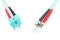 DIGITUS LWL Patchkabel ST -> SC 2.00m Multimode Duplex OM3