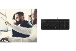 CHERRY KC1000 Tastatur Wired CH 1.80m schwarz