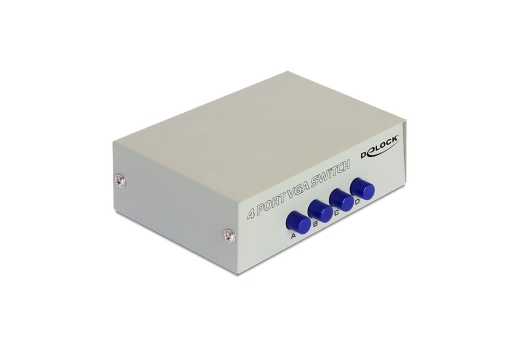 DELOCK VGA Switch 4 Eingänge -> 1 Ausgang manuell
