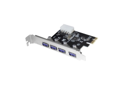 Logilink PCI Express Karte, 4x USB 3.0