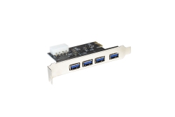 Logilink PCI Express Karte, 4x USB 3.0