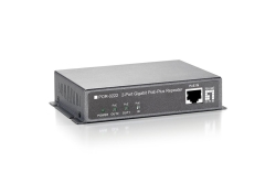 LevelOne PoE+Repeater Cascadable 3xGE PoE grau