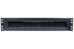 INTELLINET Kabeldurchführung 48,3cm 2HE Bürstenleiste sw