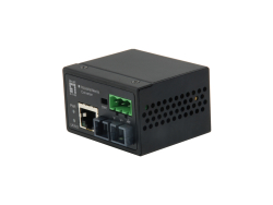 LevelOne Media Konverter RJ45->SC FE SM Indus. 1310nm 30km