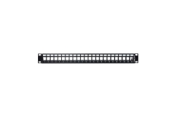 DELOCK Patchpanel 1HE 24 Keystone Ports 19,2 x 14,9mm
