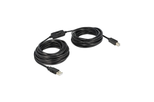 DELOCK USB Kabel A -> B St/St 11.00m aktiv sw