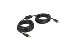 DELOCK USB Kabel A -> B St/St 11.00m aktiv sw