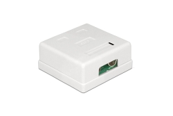 DELOCK Netzwerk Dose 2x RJ45 Buchse Cat6 geschirmt