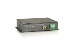 LevelOne PoE Extender Hybrid 1xRJ45 PoE MM LC 2km grau