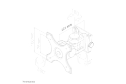 Neomounts WAH 10-30 1TFT 3Gelenke schw. Max.12