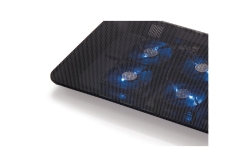 CONCEPTRONIC 4-Fan USB-A2.0 Laptop-Kühlpad 25Kg 15.6 sw