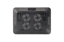 CONCEPTRONIC 4-Fan USB-A2.0 Laptop-Kühlpad 25Kg 15.6 sw