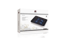 CONCEPTRONIC 4-Fan USB-A2.0 Laptop-Kühlpad 25Kg 15.6 sw