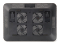 CONCEPTRONIC 4-Fan USB-A2.0 Laptop-Kühlpad 25Kg 15.6 sw