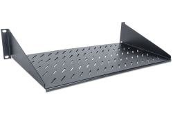 INTELLINET Fachboden 2HE 483x250mm bis 25kg Frontm. schw