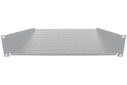 INTELLINET Fachboden 2HE 483x250mm bis 25kg Frontm. grau